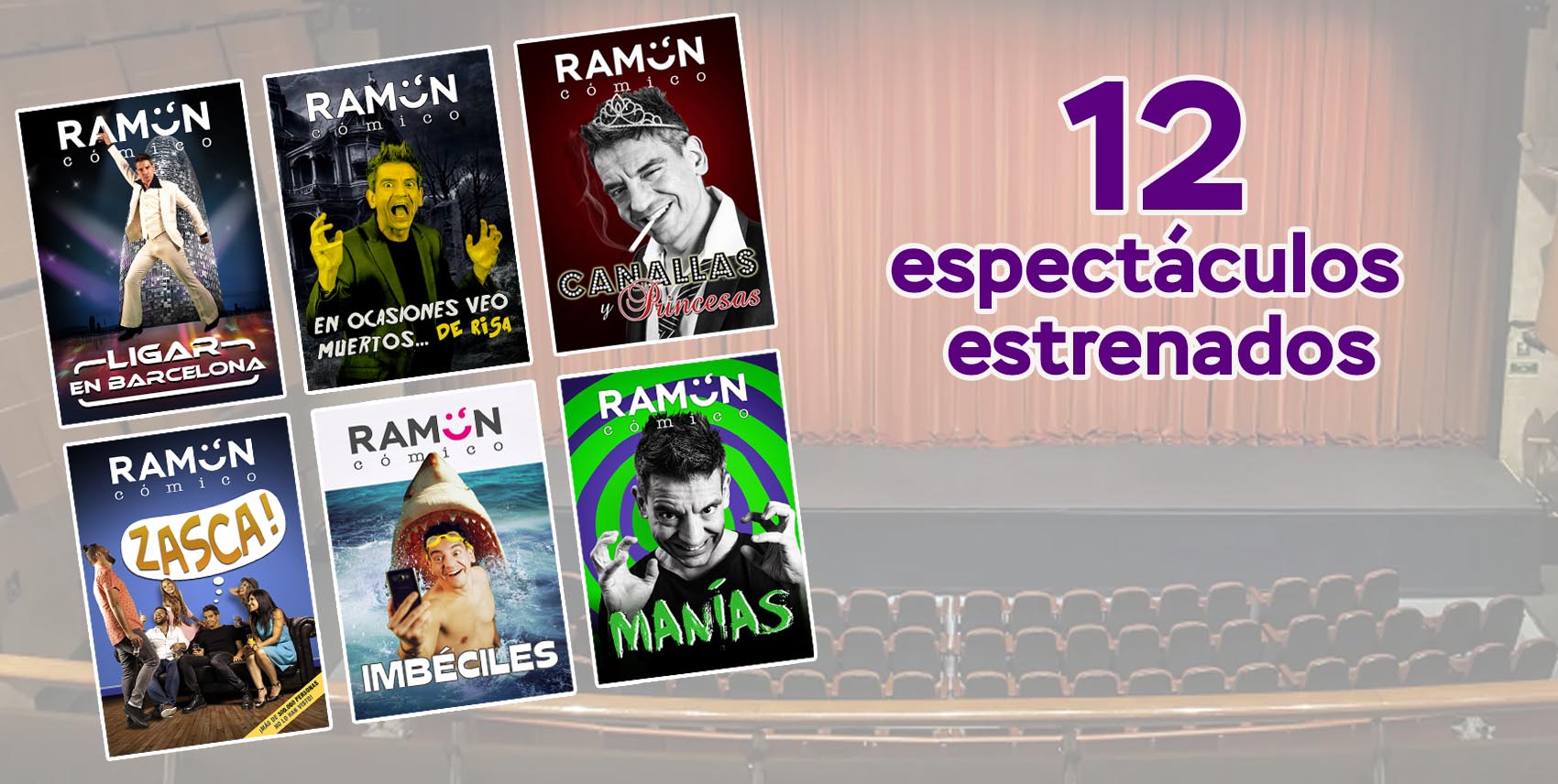 Ramón Cómico 12 espectaculos